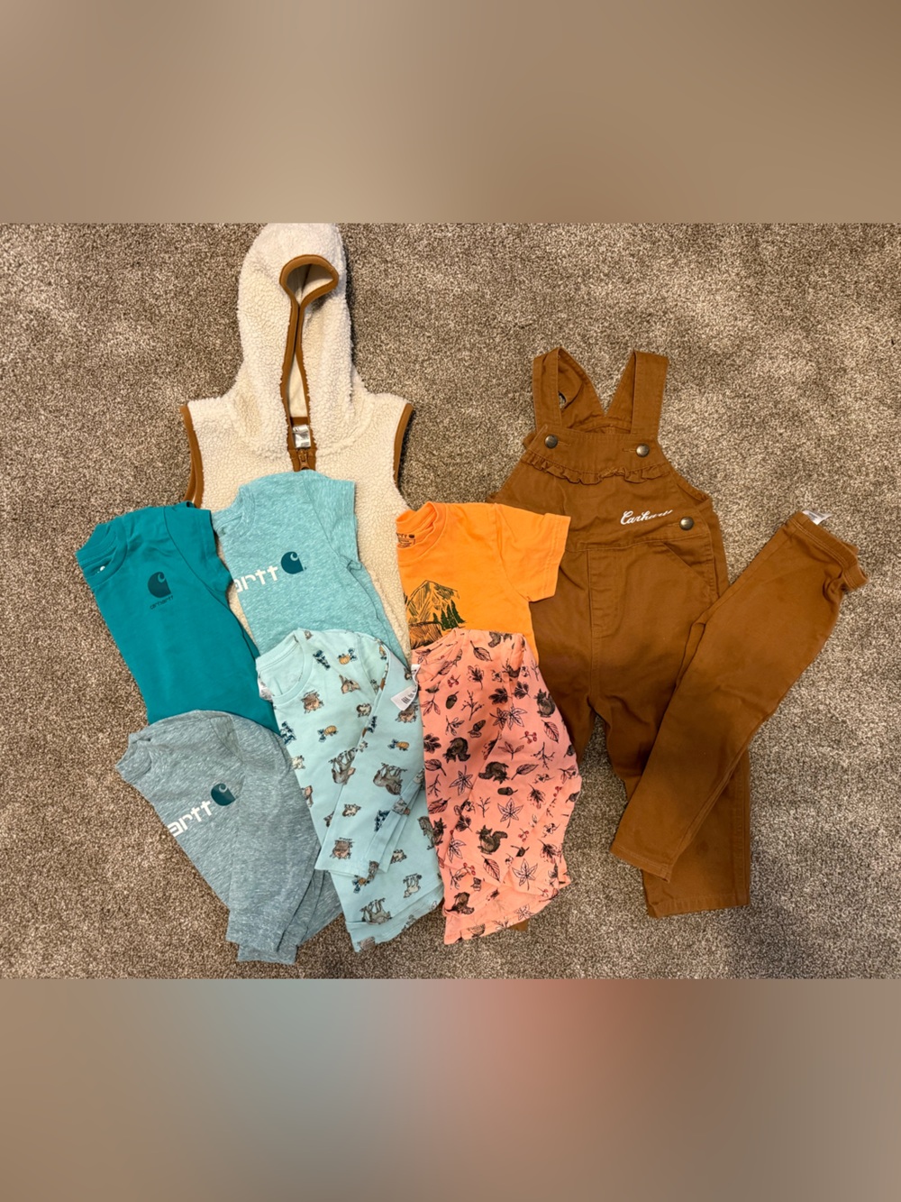 2T girl Carhartt clothes lot